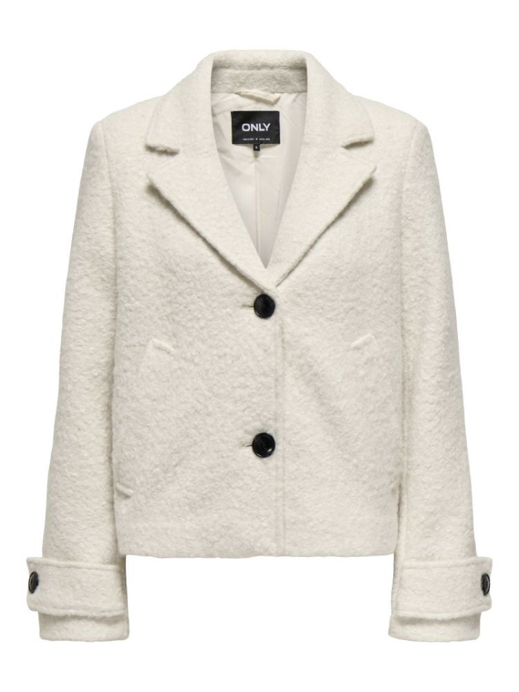 ONLVALERIA BOUCLE SHORT COAT O 189959 Pumice S
