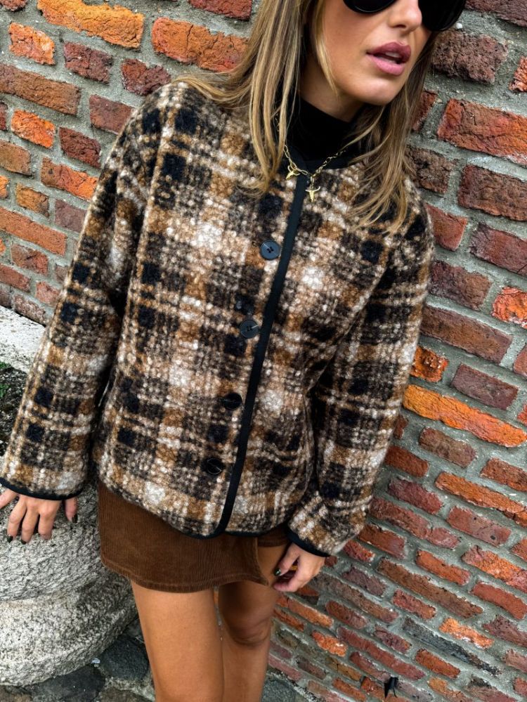 ONLANNI BOUCLE JACKET CC OTW 227035001 Toast