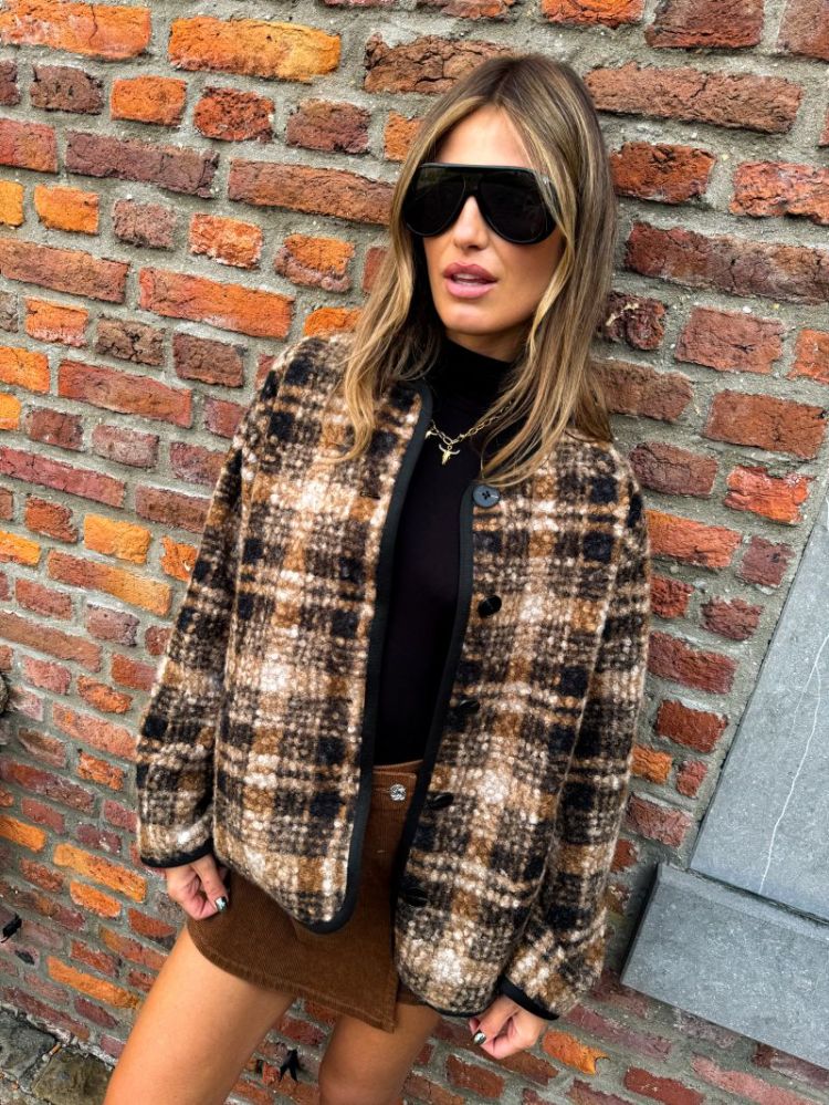 ONLANNI BOUCLE JACKET CC OTW 227035001 Toast