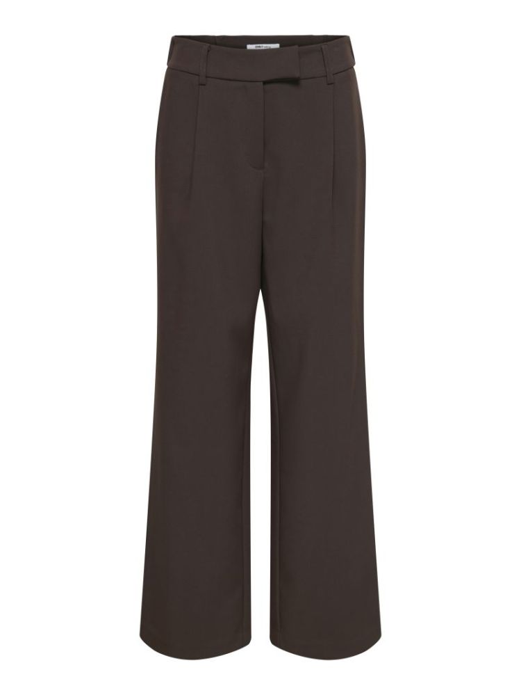 ONLLINDA-RAVEN HW STR PANTS TL 237375 Coffee B