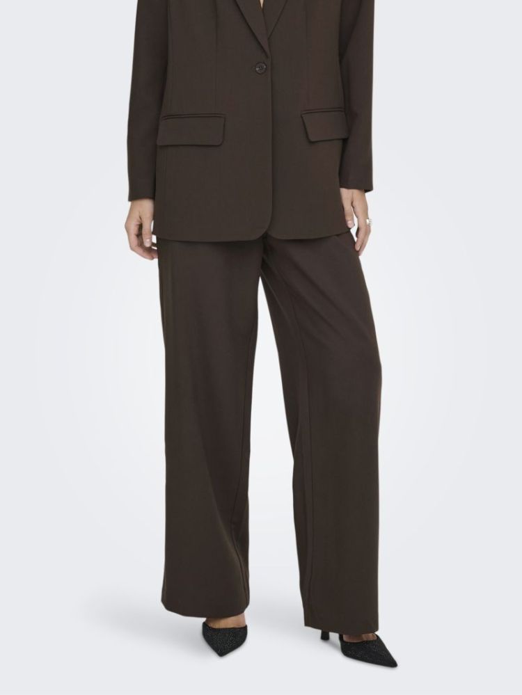 ONLLINDA-RAVEN HW STR PANTS TL 237375 Coffee B