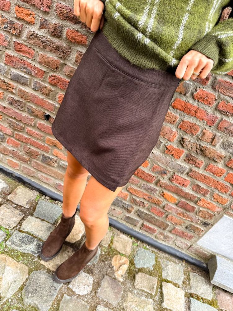 VIAGGI HW SKORT 196326 Coffee B