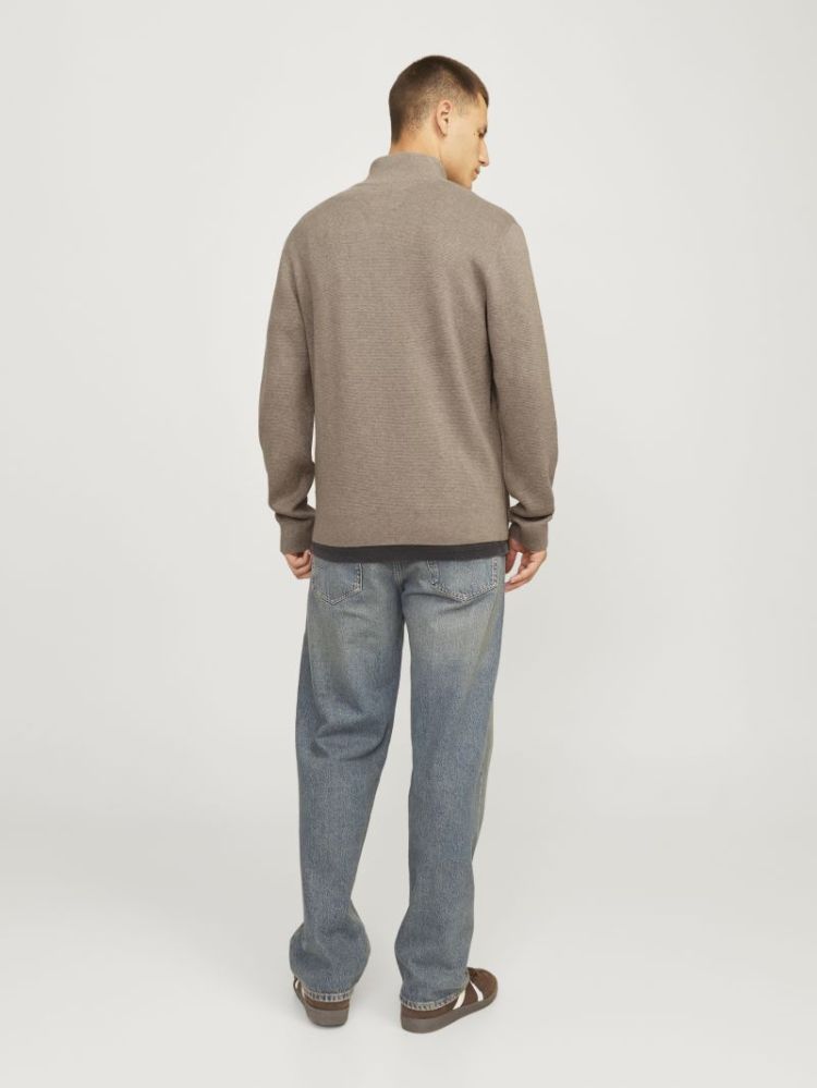 JJMILANO STITCH KNIT HALF ZIP  176595001 Greig