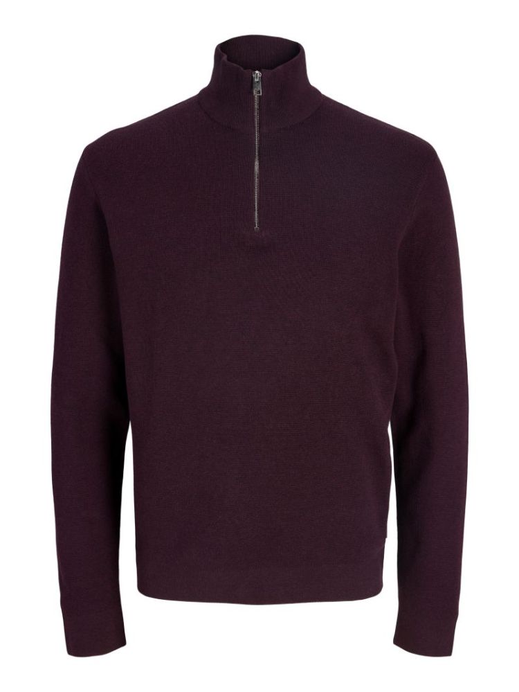 JJMILANO STITCH KNIT HALF ZIP  177094001 Bitte