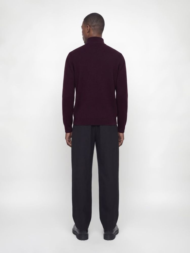 JJMILANO STITCH KNIT HALF ZIP  177094001 Bitte