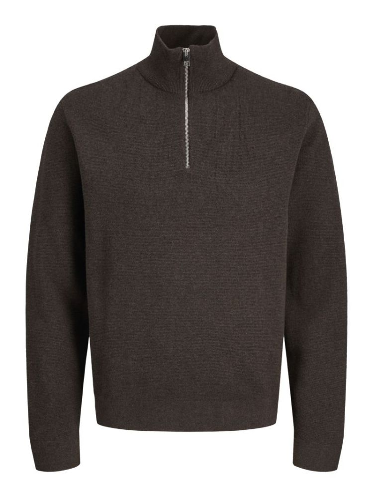 JJMILANO STITCH KNIT HALF ZIP  176190001 Delic