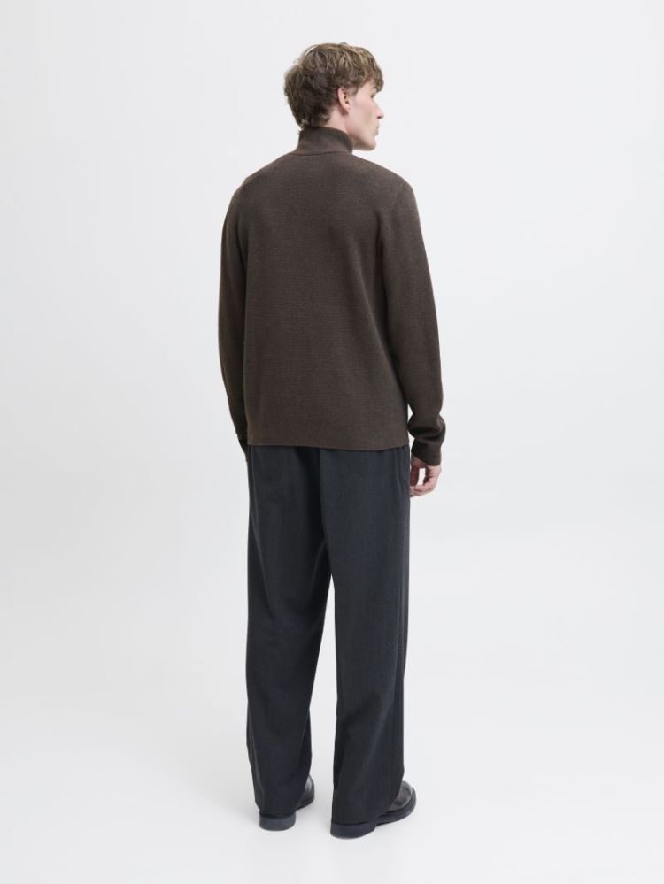 JJMILANO STITCH KNIT HALF ZIP  176190001 Delic