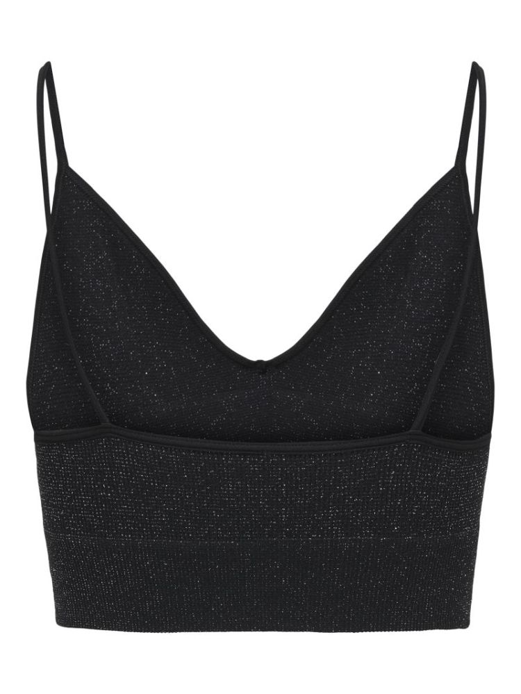 ONLVICKY GLITTER SEAMLESS V-NE 177911001 Black