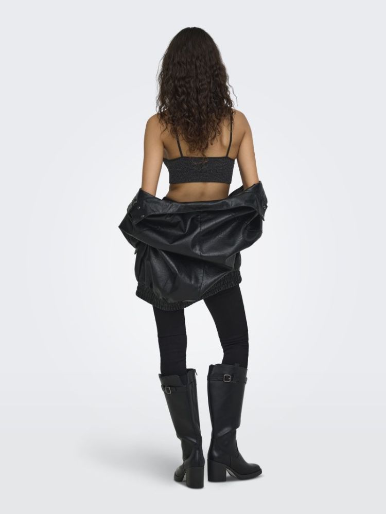 ONLVICKY GLITTER SEAMLESS V-NE 177911001 Black