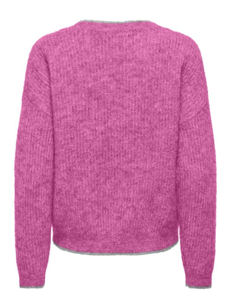 ONLLOVE LS DETAIL V-NECK CS KN 276280002 Fiji