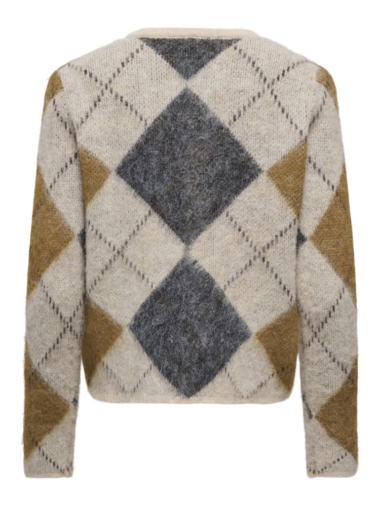 ONLNOEME LS O-NECK CARDIGAN KN 177935005 Oatme