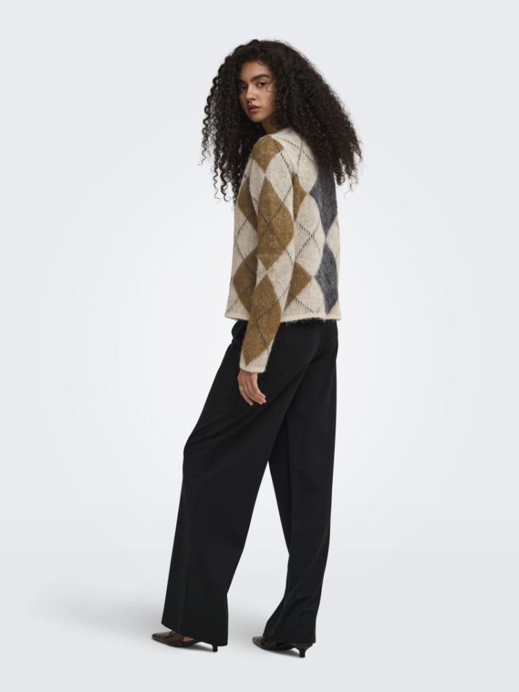 ONLNOEME LS O-NECK CARDIGAN KN 177935005 Oatme