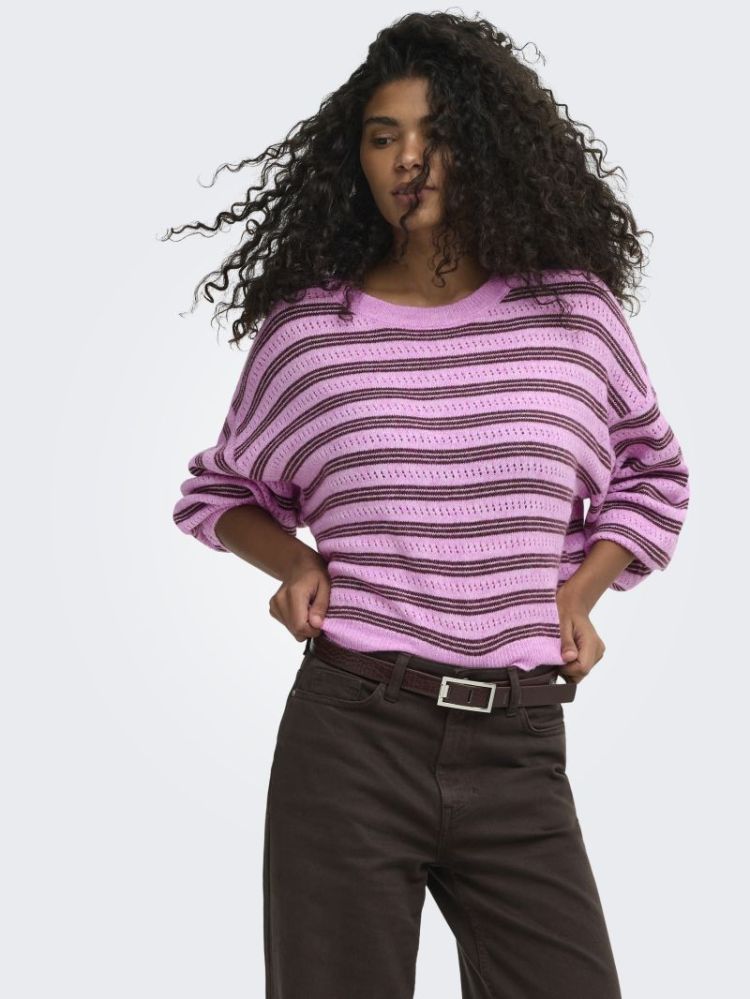 ONLMONIQUE LS LOOSE O-NECK KNT 286456002 Cycla