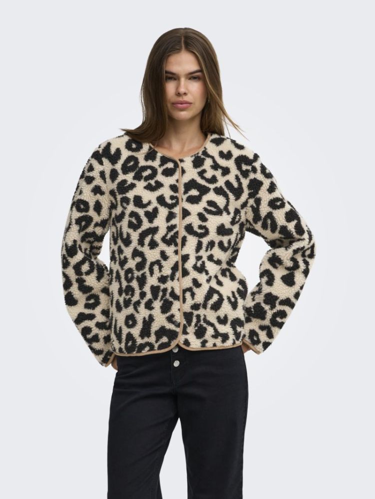 ONLLONA LIFE TEDDY JACKET CS O 183019001 Humus