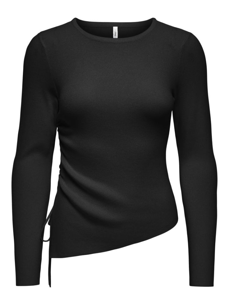 ONLMIL LS ASYMMETRIC O-NECK KN 177911 Black
