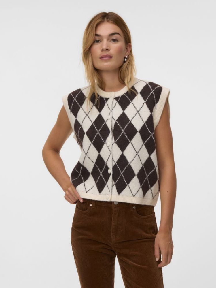 VMHALO SL O-NECK VEST BOO 222913005 Birch
