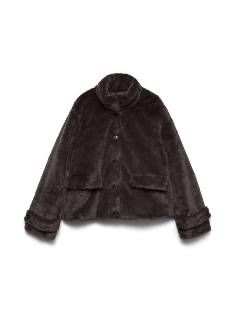 VMSONJAEVA SHORT JACKET GA BOO 297957 Chocolat