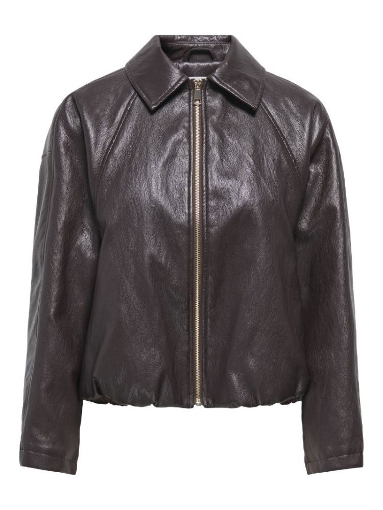 ONLMASJA FAUX LEATHER PADDED B 244915 Chocolat