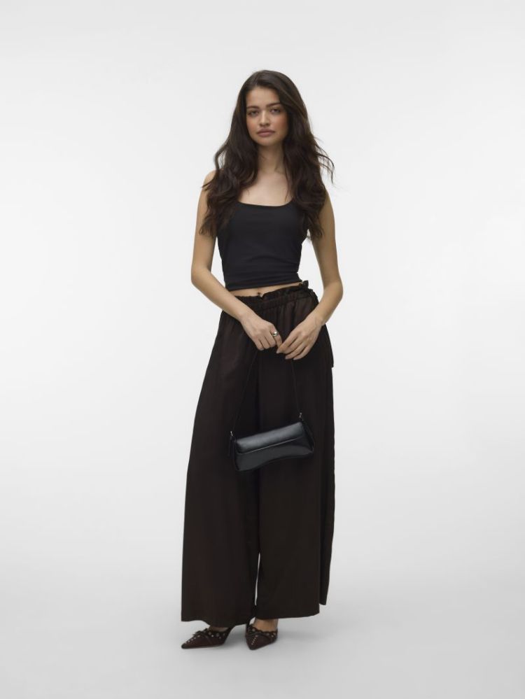 VMCHARM MW DETAIL PANT WVN BOO 297957 Chocolat
