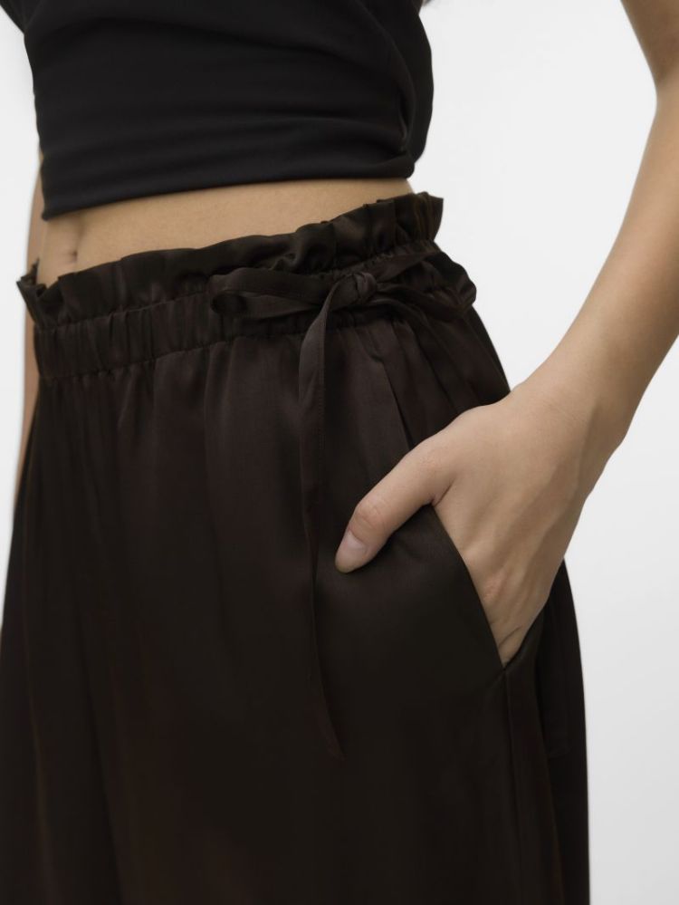 VMCHARM MW DETAIL PANT WVN BOO 297957 Chocolat