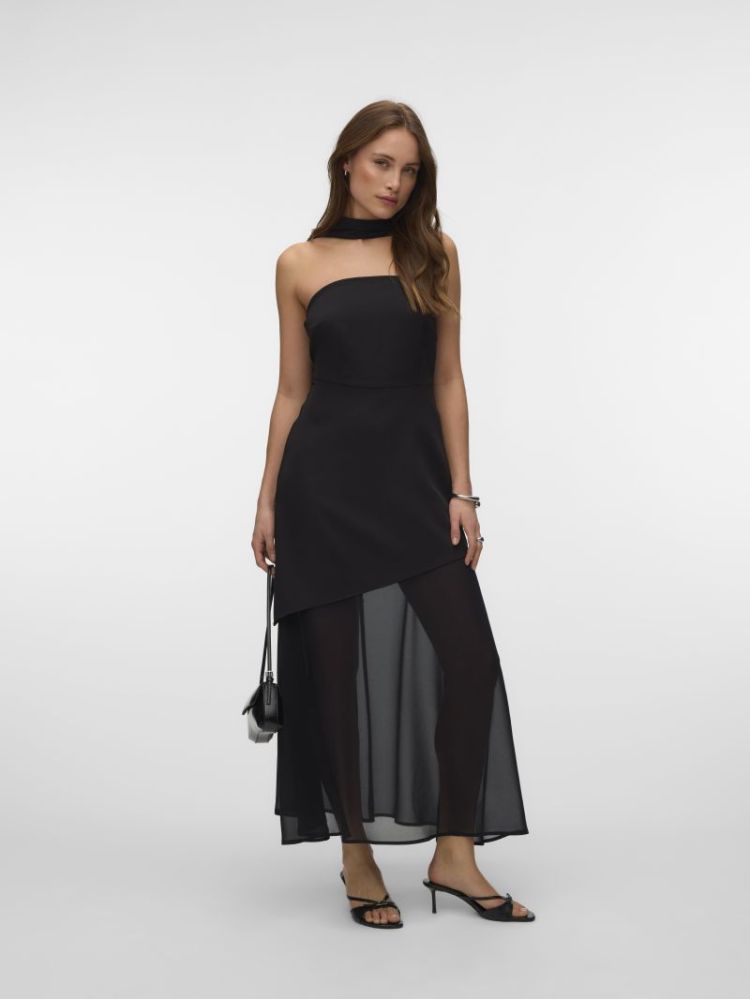 VMJIVO LAYERED ANKLE DRESS WVN 177868 Black