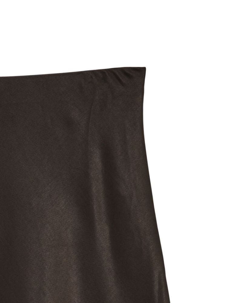 VMCHARM MW LONG SKIRT WVN BOO 297957 Chocolat