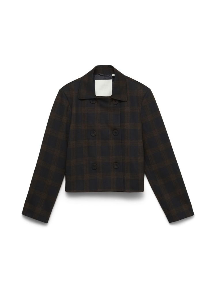 VMMALLI LS SHORT CHECK BLAZER  188780001 Navy