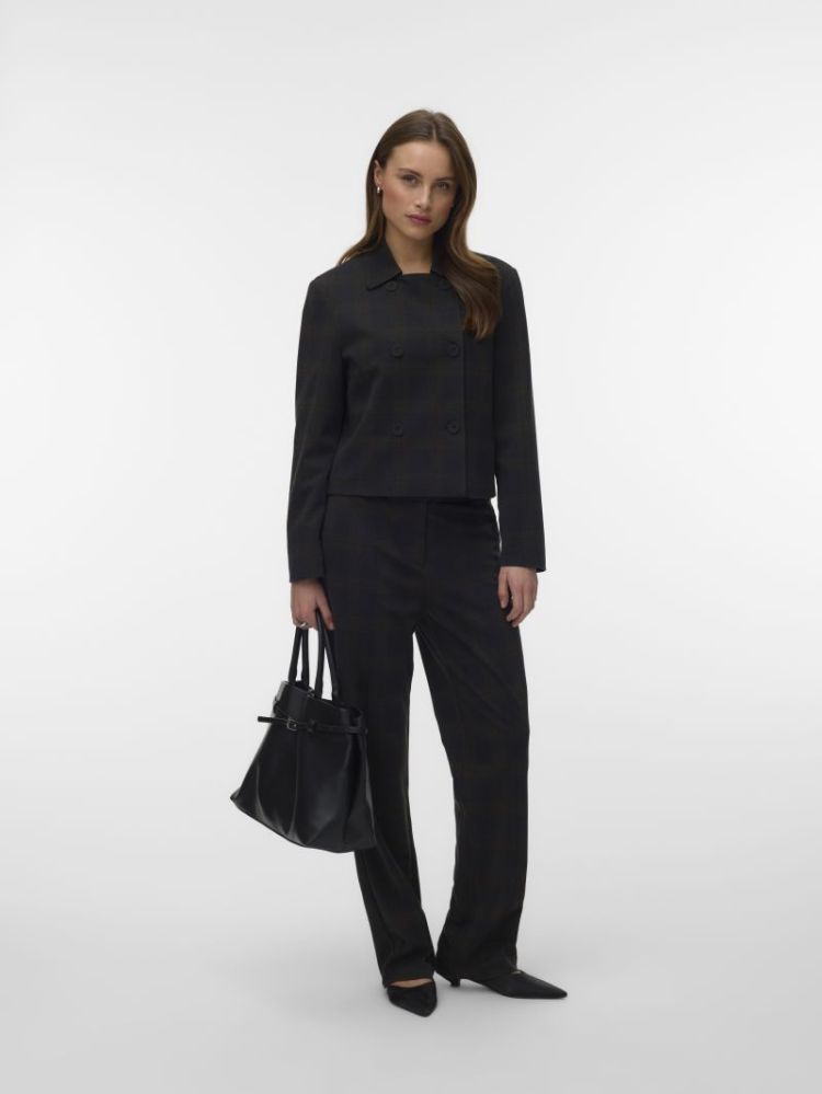 VMMALLI LS SHORT CHECK BLAZER  188780001 Navy