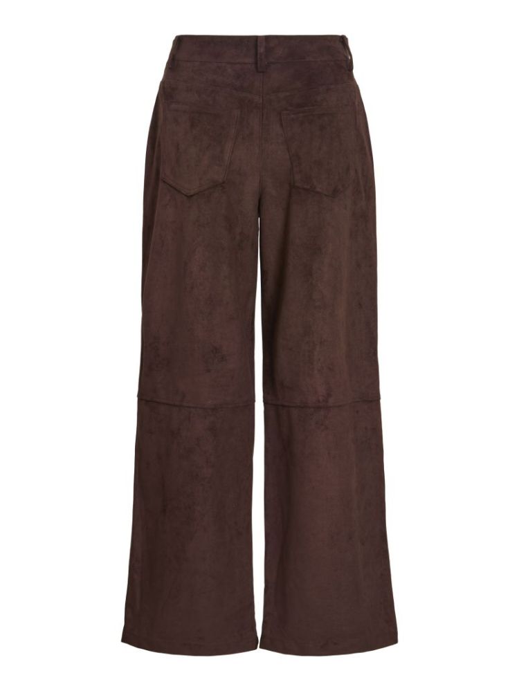 VIOLUNA RW WIDE PANTS 196326 Coffee B