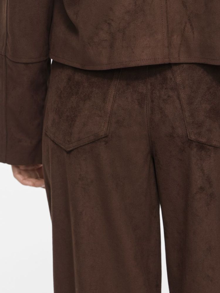 VIOLUNA RW WIDE PANTS 196326 Coffee B
