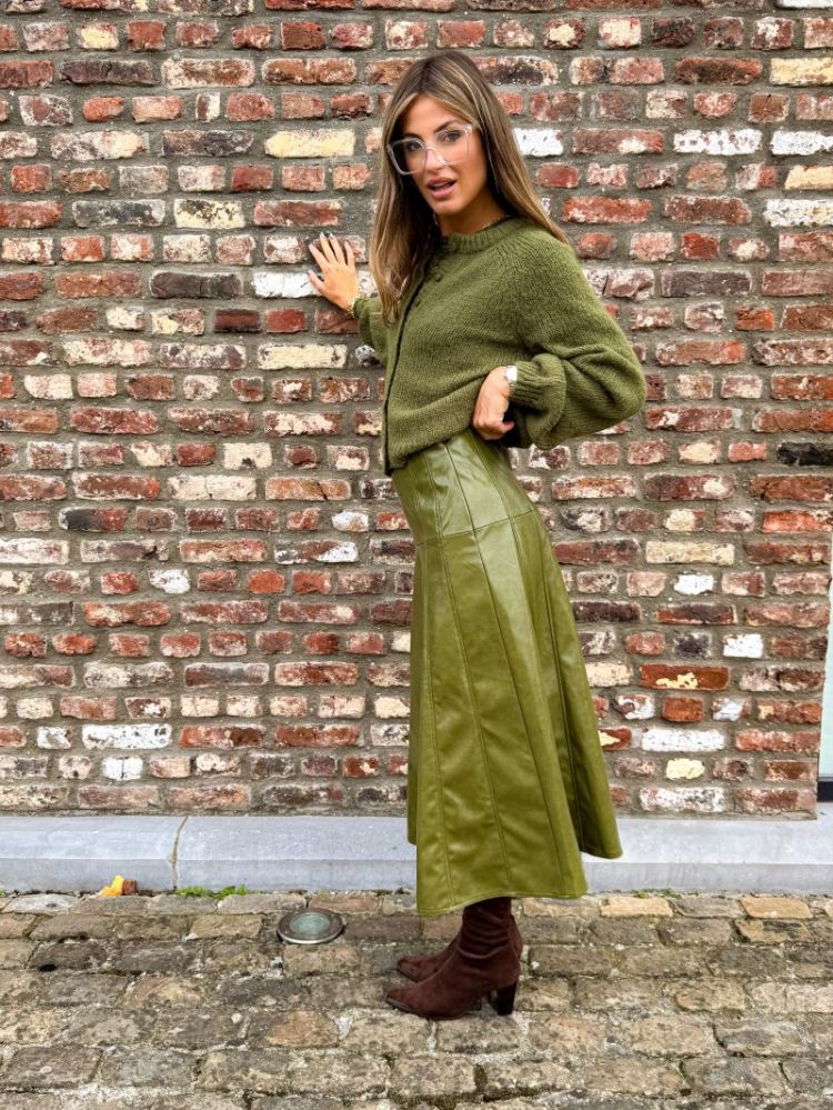 VMDASH HW COATED 7-8 SKIRT 306803 Sphagnum