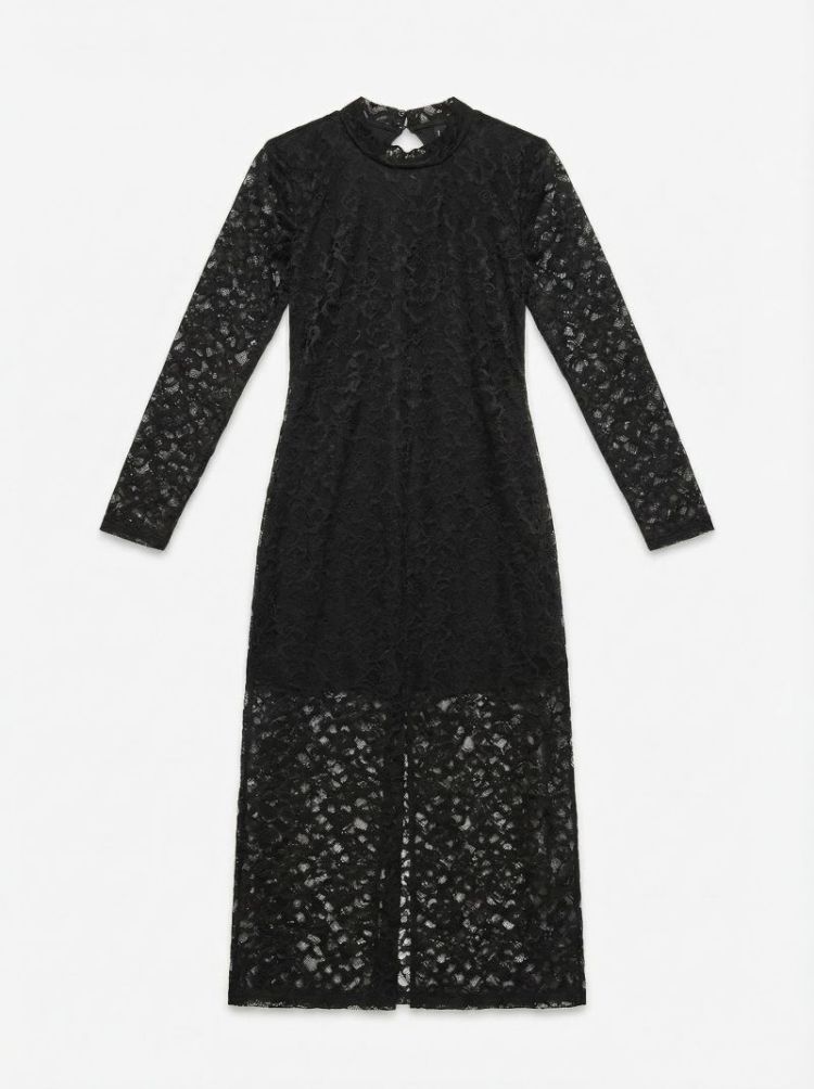 VMLORENE LS LACE DRESS EXP 177868 Black