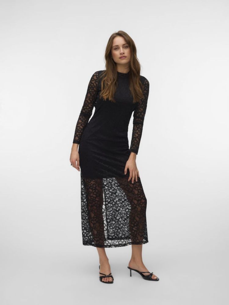 VMLORENE LS LACE DRESS EXP 177868 Black